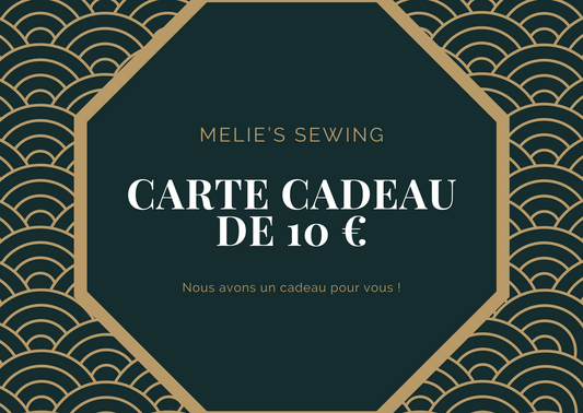 Carte cadeau Melie's Sewing